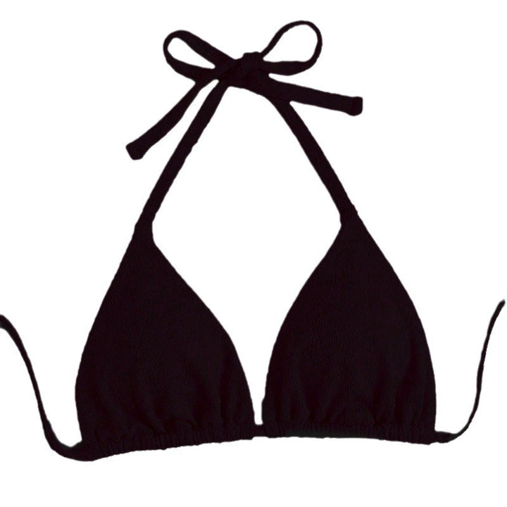 Damen Triangel-Bikini-Oberteil mit tiefem V-Ausschnitt und elastischem Stoff Echo Archiv