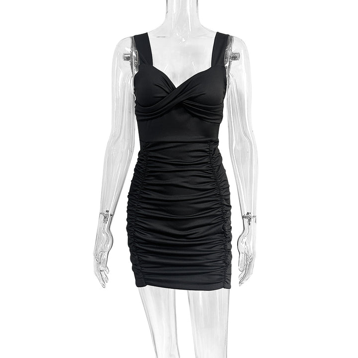Damen figurbetontes Wickelkleid mit elegantem Rüschen-Design Echo Archiv