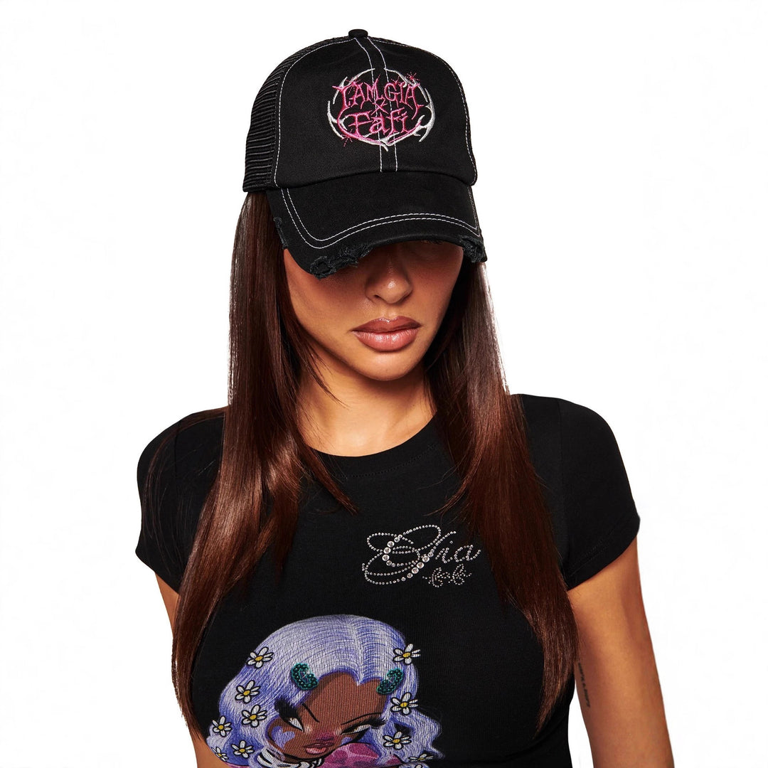 Damen Grafik T-Shirt mit exklusivem Illustrationsdesign Echo Archiv