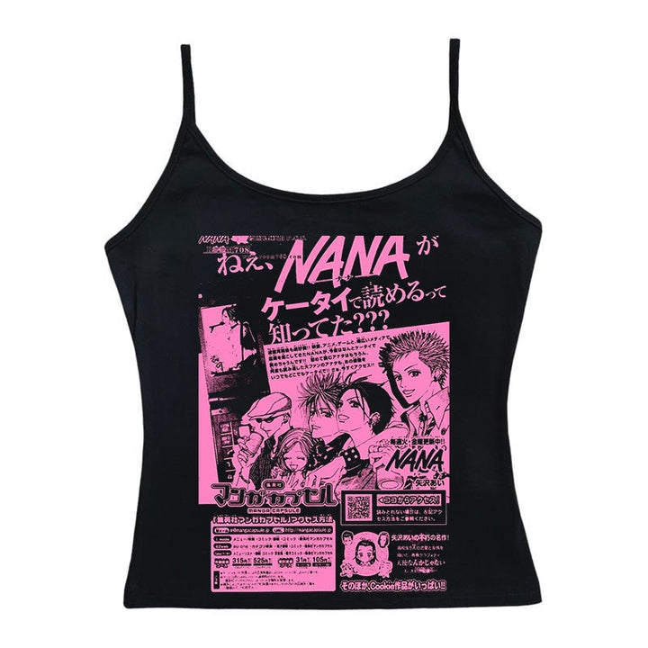 Damen Crop-Top mit kreativem grafischen Druck Echo Archiv