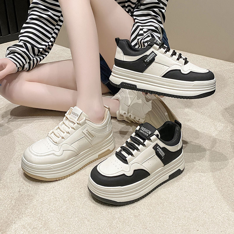 Damen Sneakers mit modernem Plateau-Design und atmungsaktiver Innenstruktur Echo Archiv