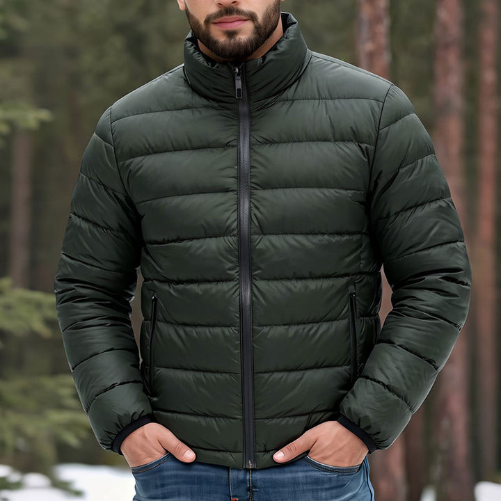 Herren Leichte gesteppte Windjacke Echo Archiv