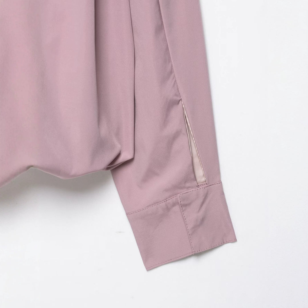 Damen Cropped-Boxy-Übergangsjacke mit hohem Funnelkragen und elastischem Saum Echoarchiv