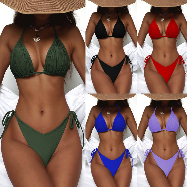 Damen Triangel-Bikini mit schmeichelndem Raffungseffekt Echo Archiv