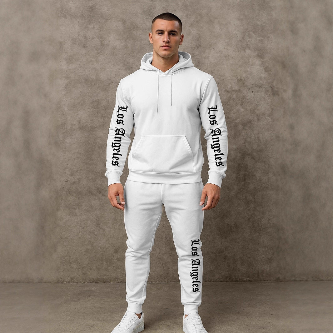 Herren Sportlicher Hoodie- und Jogginghosensatz Echoarchiv