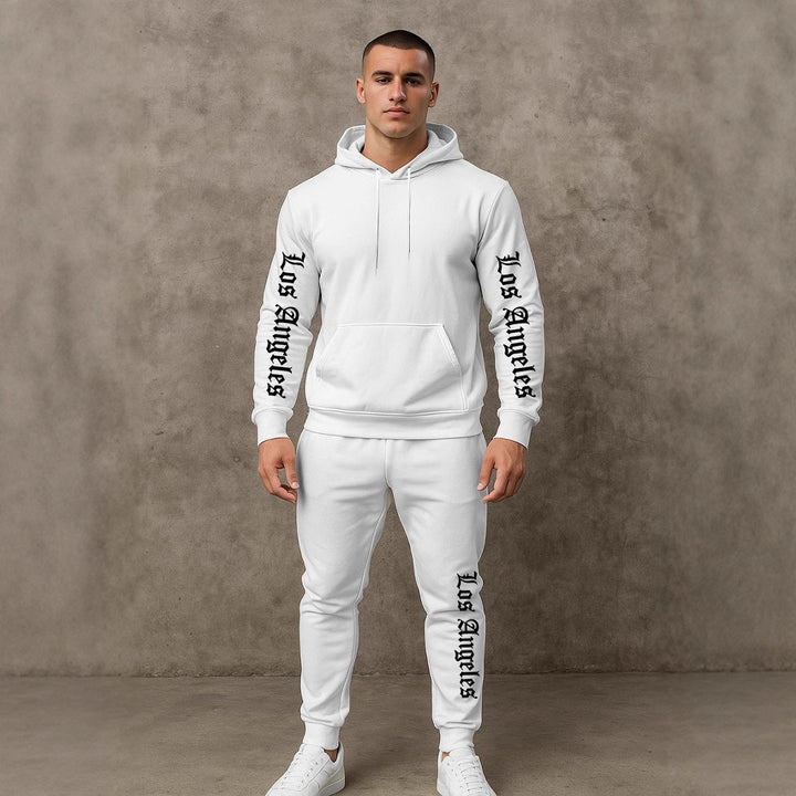 Herren Sportlicher Hoodie- und Jogginghosensatz Echoarchiv