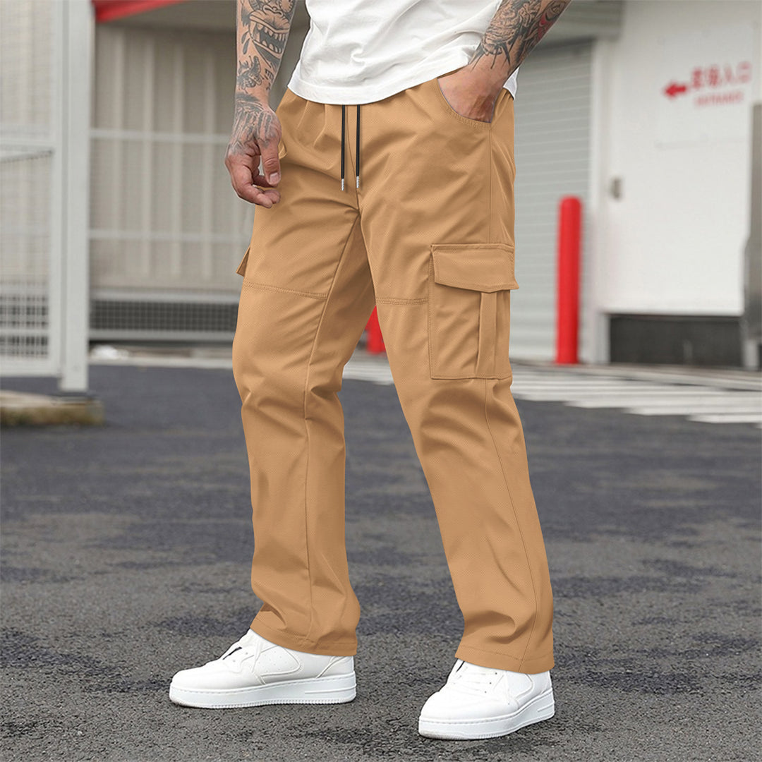 Herren Cargo-Hose mit praktischen Seitentaschen und elastischem Bund Echoarchiv
