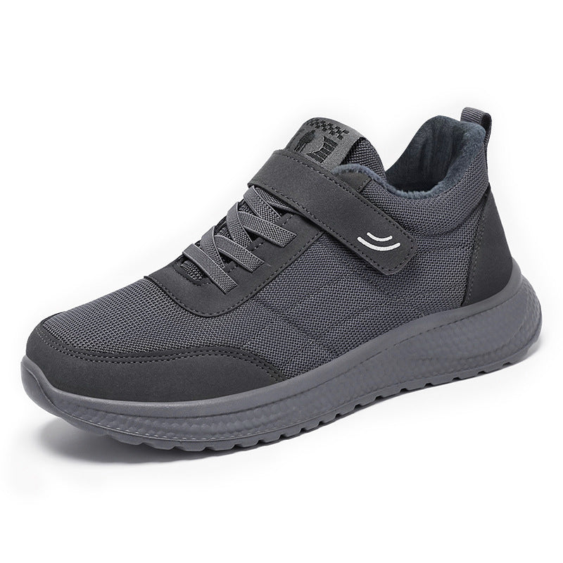 Damen nan gefütterter Komfort-Walking-Sneaker mit niedrigem Schaft, Klettverschluss und stoßabsorbierender EVA-Dämpfung Echo Archiv