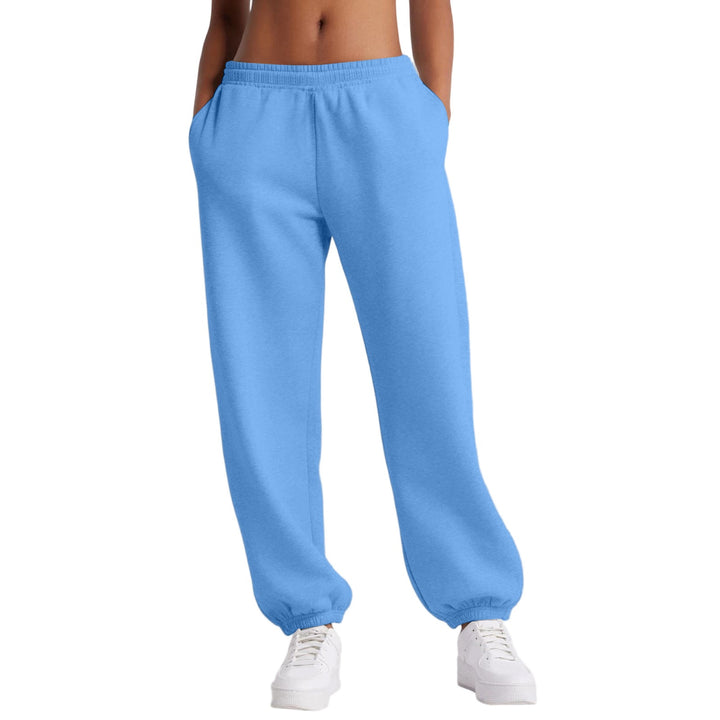 Damen schmale High‑Waist Sweat-Jogginghose mit hohem Komfortbund, verstellbarem Kordelzug und elastischen Knöchelbündchen – Avérine