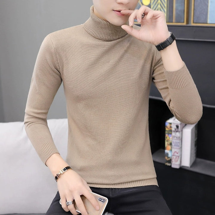 Herren bequemer Rollkragenpullover Echoarchiv