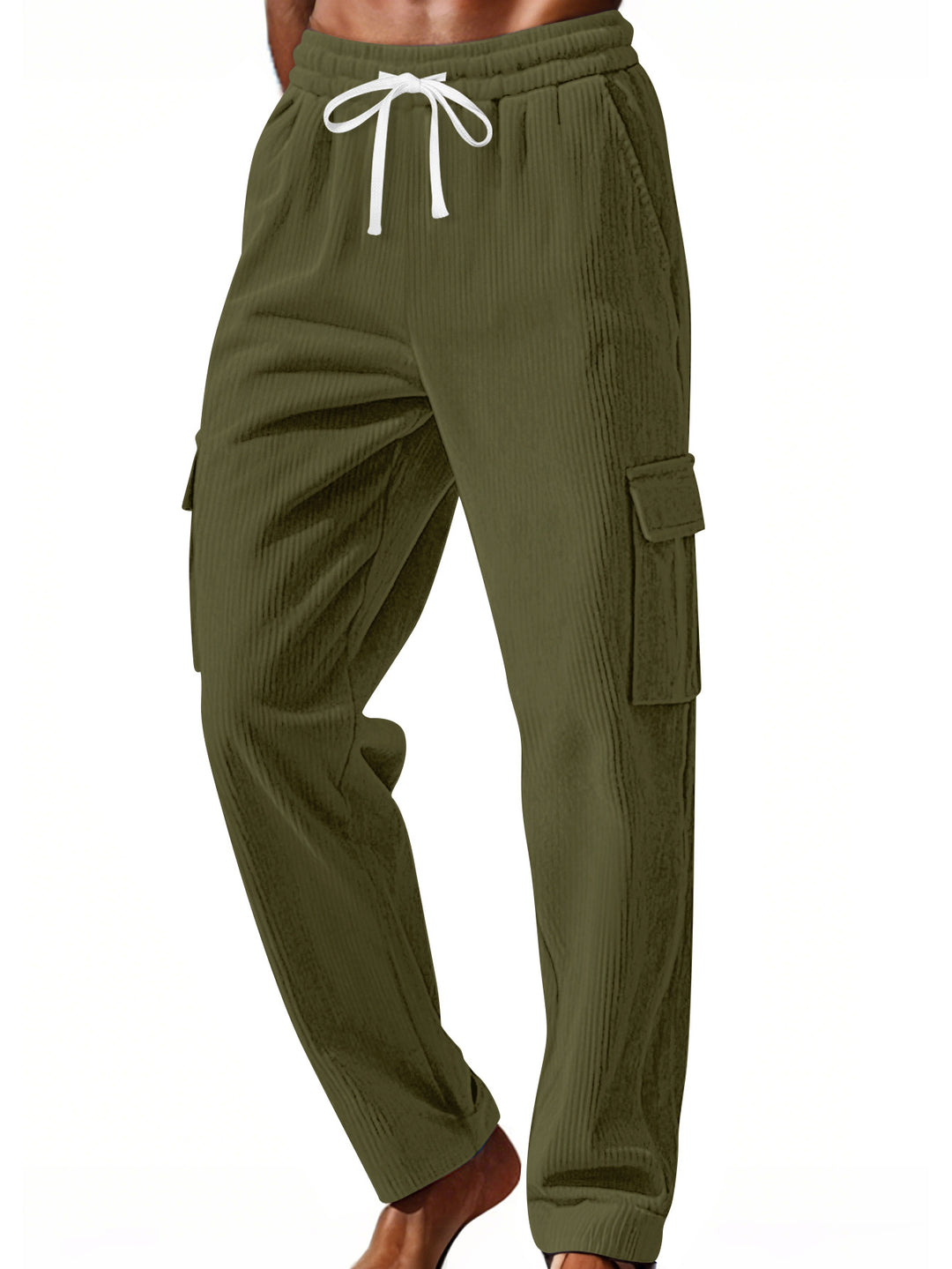 Herren Cargo-Hose mit elastischem Bund und praktischen Taschen Echoarchiv