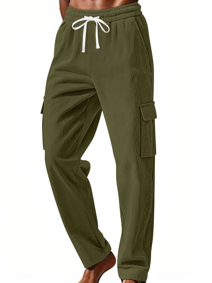 Herren Cargo-Hose mit elastischem Bund und praktischen Taschen Echoarchiv
