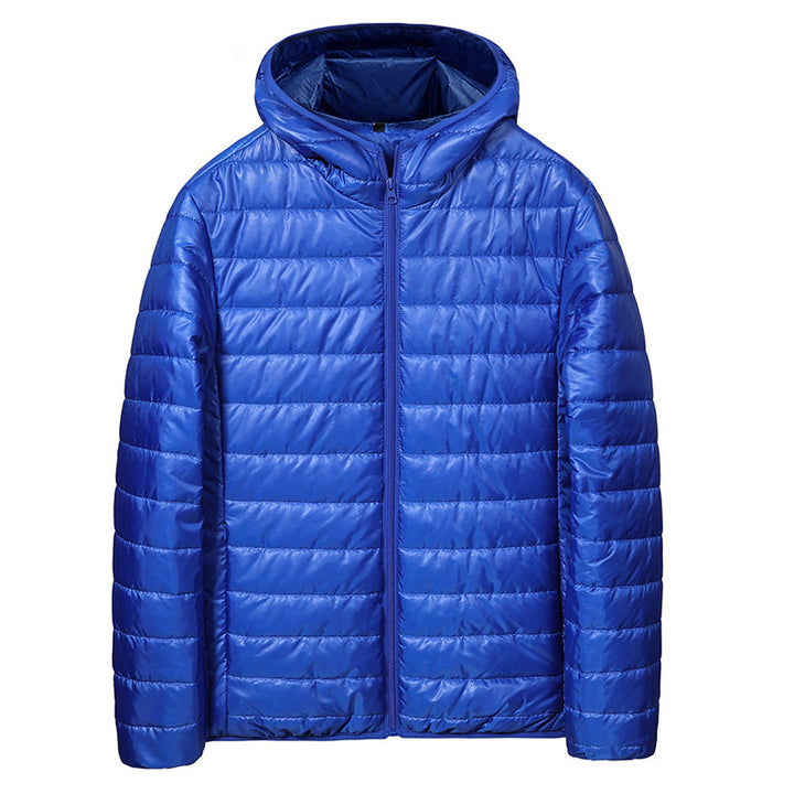 Herren leichte Steppjacke mit Kapuze und wasserabweisender Beschichtung Echoarchiv