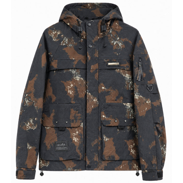 Herren Funktionale Outdoor-Jacke mit hohem Kragen – Taviero