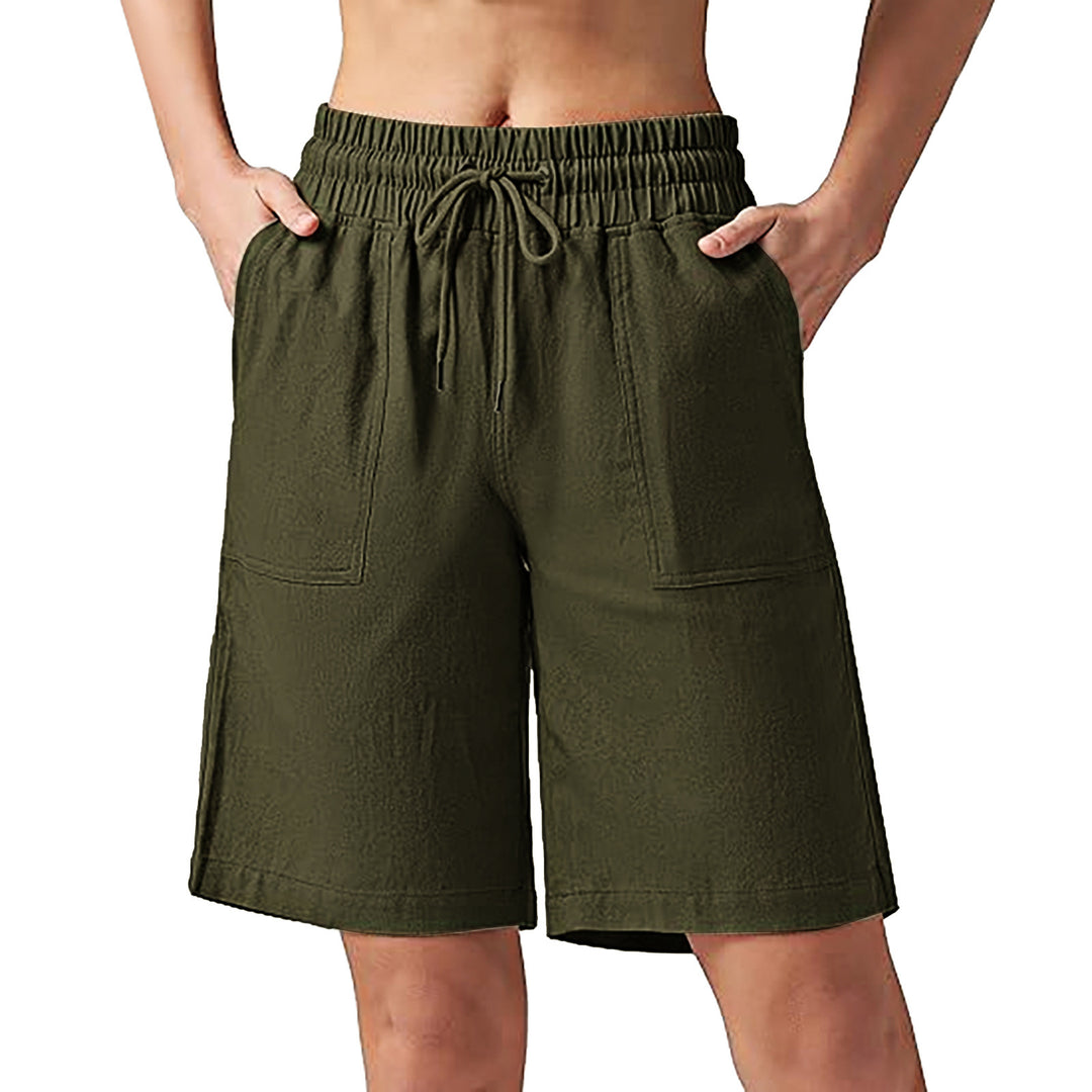 Damen lässige Freizeithose mit elastischem Bund und praktischen Taschen Echo Archiv