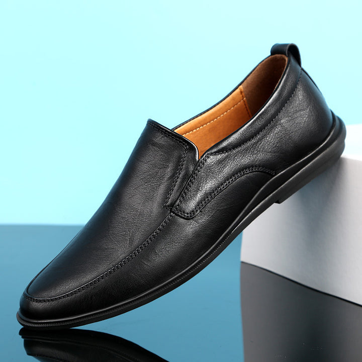 Herren Eleganter Slip-On Business-Halbschuh mit gepolstertem Komfortfußbett Echoarhiv