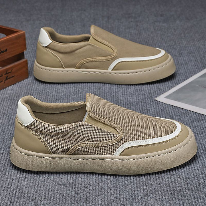 Damen Slip-On Sneakers mit atmungsaktiver Mesh-Oberfläche und rutschfester Sohle Echo Archiv