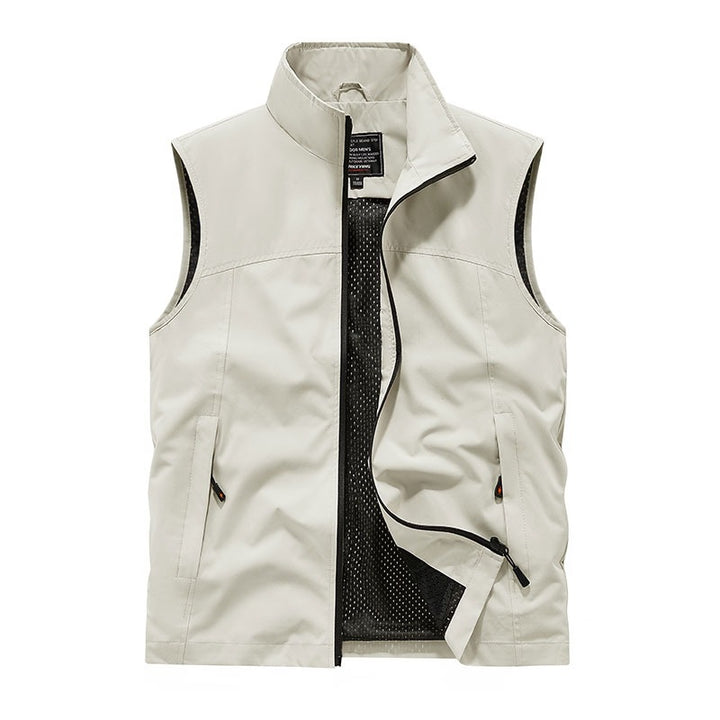 Damen Softshell‑Weste mit Meshfutter wind- und wasserabweisend Stehkragen und Frontreißverschluss Echo Archiv