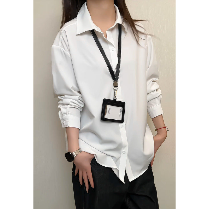 Damen Elegante und luftige Bluse mit Stehkragen Echo Archiv