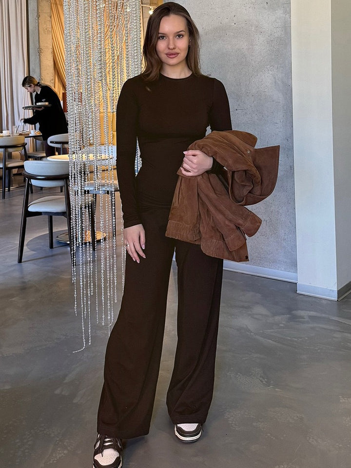 Damen Bequemer Lounge-Anzug mit weichem Material und lässigem Schnitt Echo Archiv