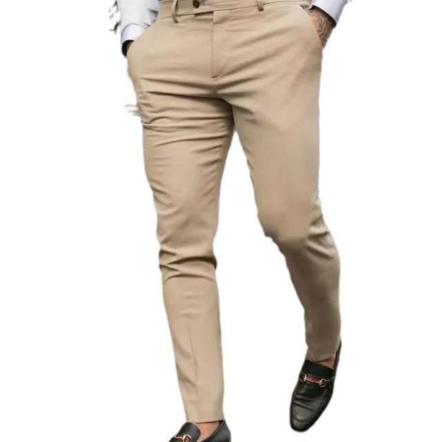 Herren Elegante und schicke Chinohose mit schmalem Schnitt Echoarchiv