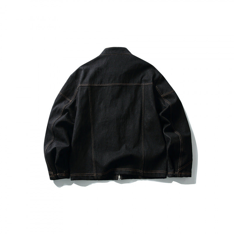 Herren Kurze Canvasjacke mit markanten Metall-Knebelverschlüssen und Kontrastnähten Echo Archiv