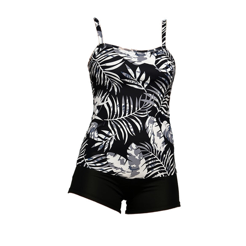 Damen Tankini mit verstellbaren Trägern und sportlichem Schnitt Echo Archiv
