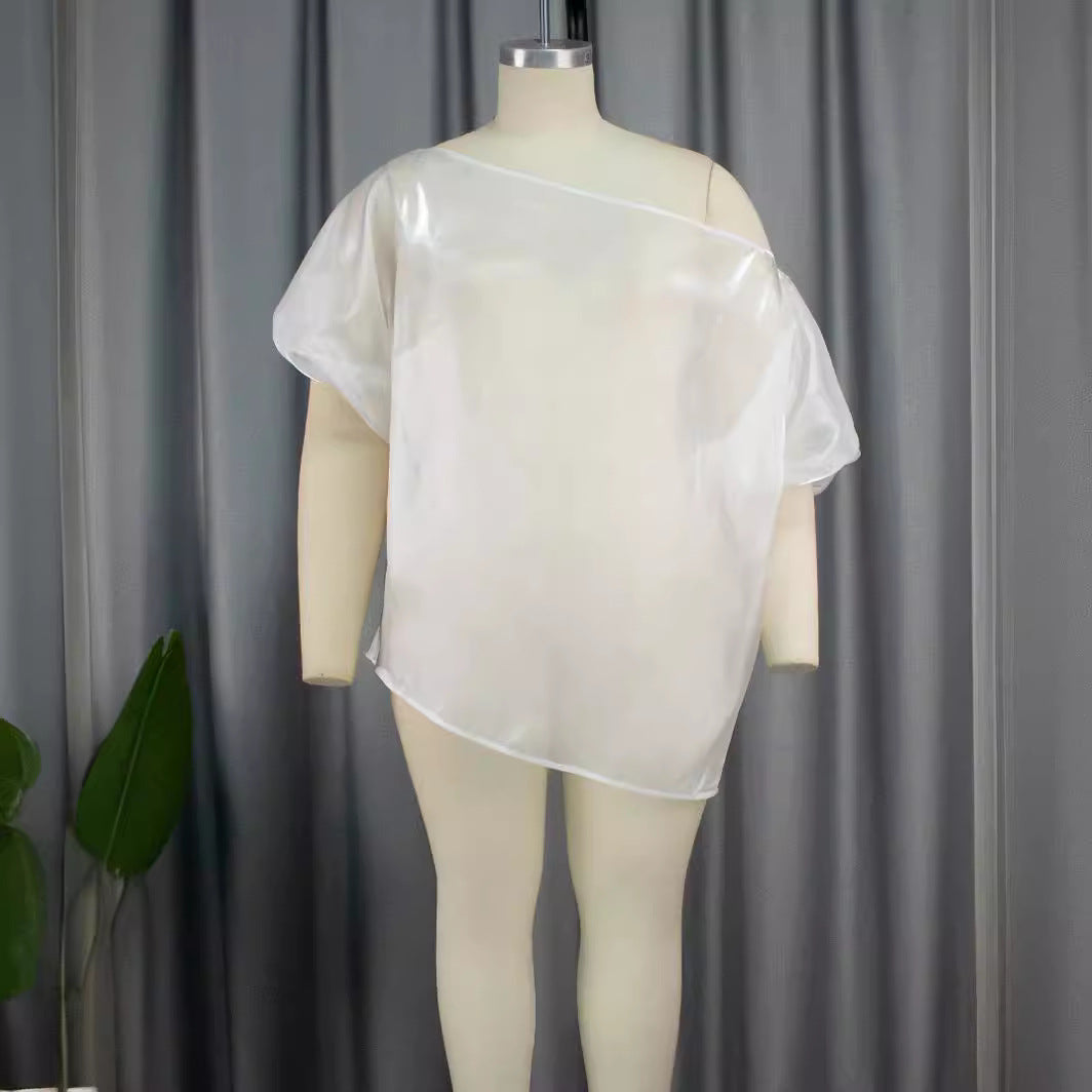 Damen Transparente Chiffon-Bluse Echo Archiv