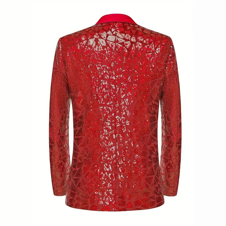 Herren glamouröser Paillettenblazer Echoarchiv