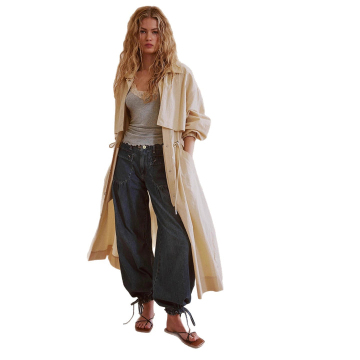 Damen lässige Cargo-Jacke mit gestepptem Design und praktischen Taschen Echo Archiv