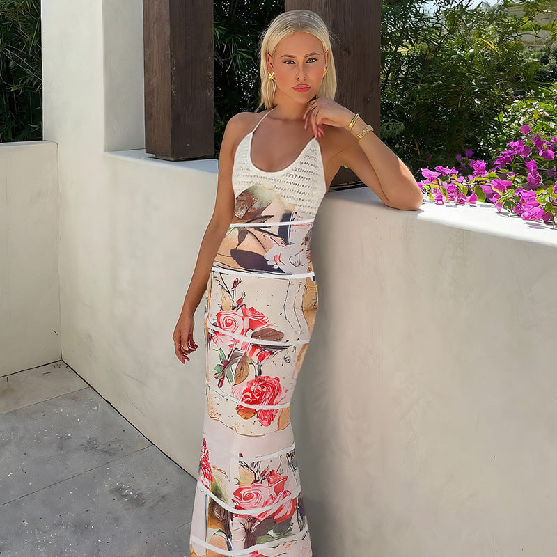 Damen Maxikleid Echo Archiv