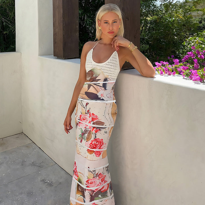 Damen Maxikleid Echo Archiv