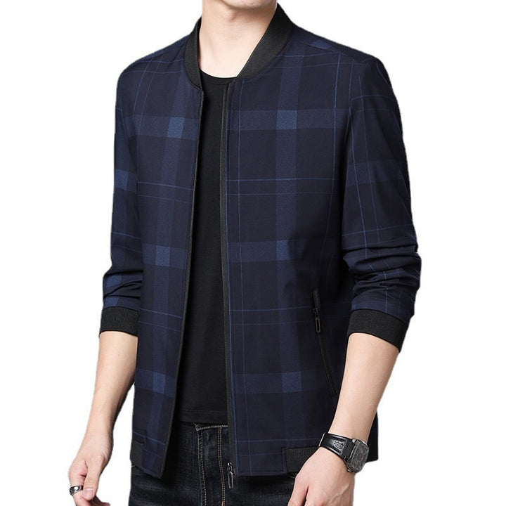 Herren modische Karojacke mit innovativem Schnitt Echoarchiv