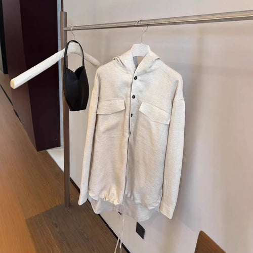 Damen Leichte Übergangsjacke mit Kapuze Echoarchiv