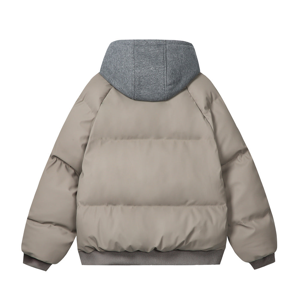 Damen Modische Steppjacke mit abnehmbarer Kapuze Echoarchiv