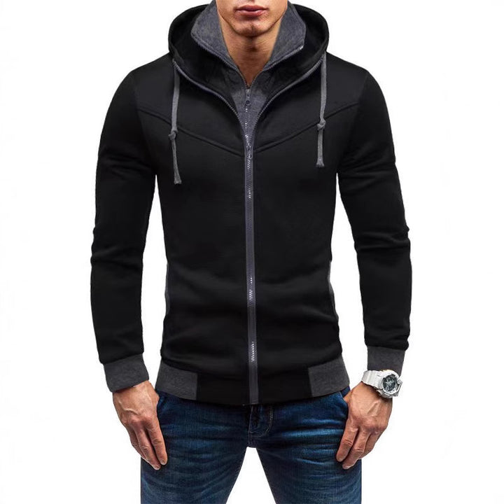 Herren sportliche Kapuzenjacke mit moderner Passform und Kängurutasche Echoarchiv