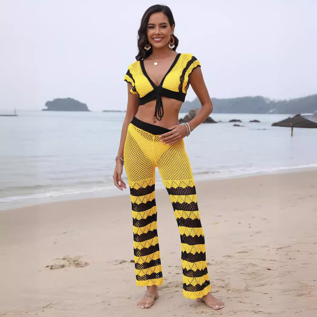 Damen gehäkelte Strandhose Echo Archiv