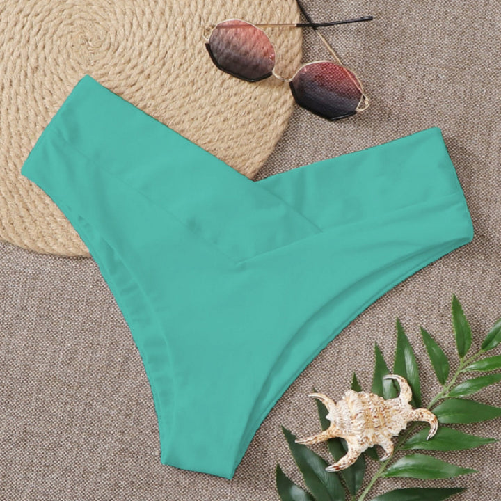 Damen Bikinislip mit hohem Bund und elegantem V-Ausschnitt Echo Archiv