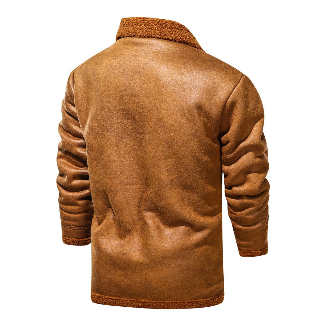 Herren modische Jacke mit warmem Teddyfutter Echoarchiv