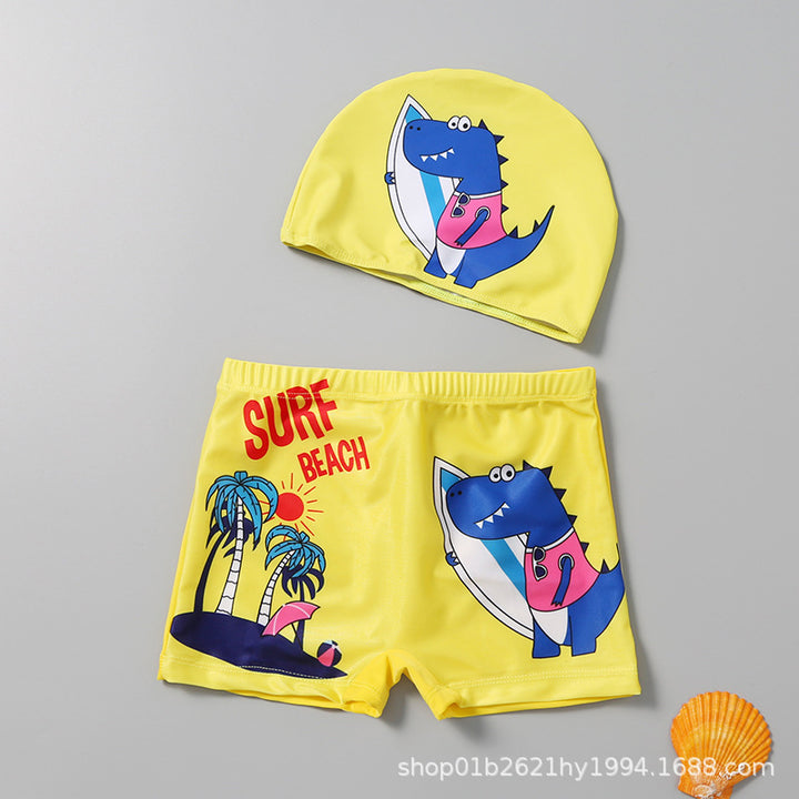 Jungen Schwimmset mit fröhlichem Dinosaurier-Motiv Echo Archiv