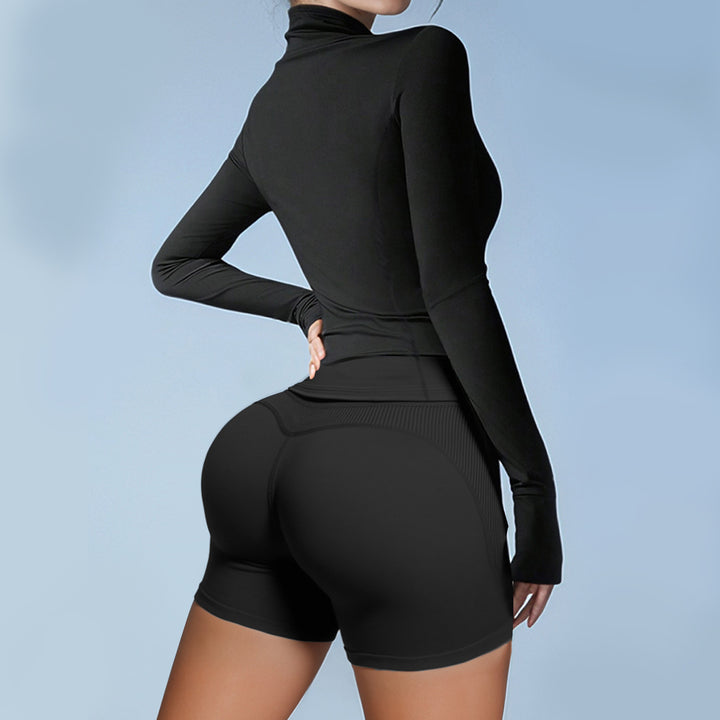 Damen Sportliches Set mit hohem Kragen und langen Ärmeln Echo Archiv