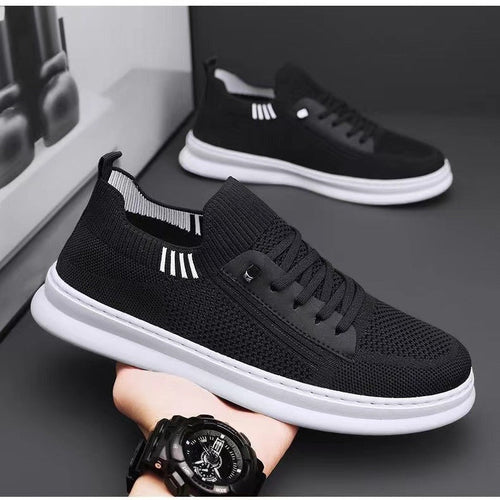 Damen Sportliche Sneakers mit atmungsaktiver Strickoberfläche und flexibler Sohle Echo Archiv