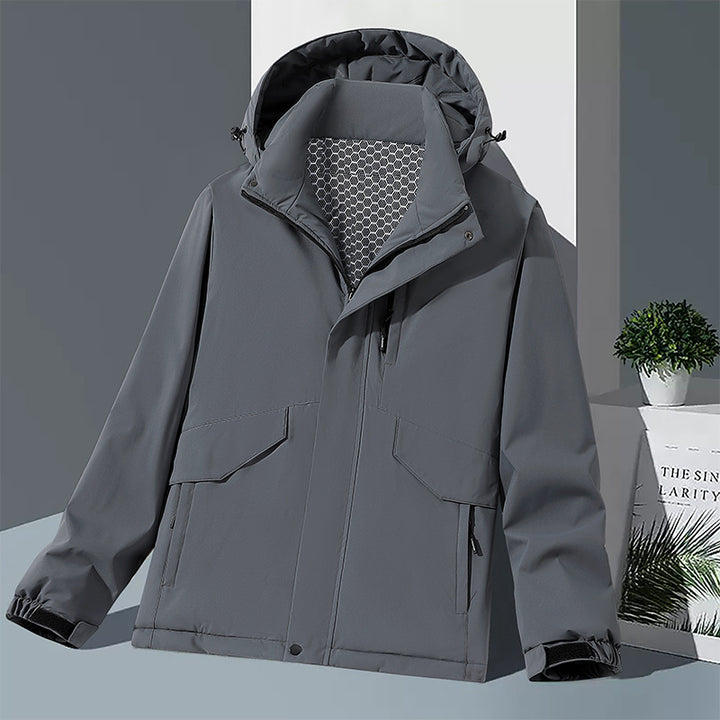 Herren Wetterfeste technische Jacke Echo Archiv