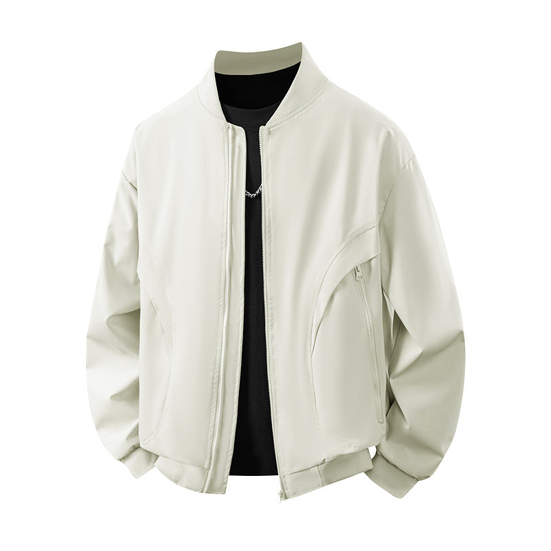 Herren modische Windjacke mit praktischen Taschen Echoarchiv
