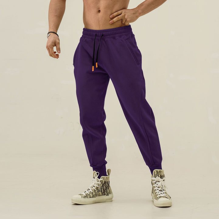 Herren Sportliche Sweatpants mit elastischem Bund und seitlichen Reißverschlusstaschen Echoarchiv
