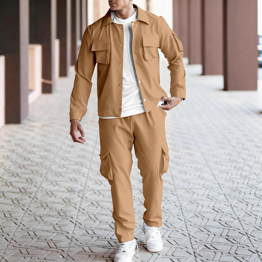 Herren Multifunktionale Cargo-Jacke und Hose Echoarchiv