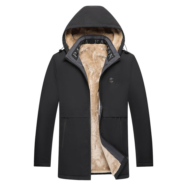 Herren Sportliche Übergangsjacke mit abnehmbarer Kapuze – Taviero