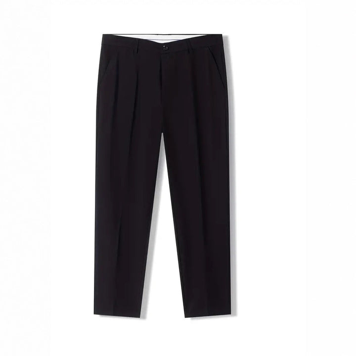 Herren Elegante Baumwoll-Hose mit schmalem Schnitt Echoarchiv