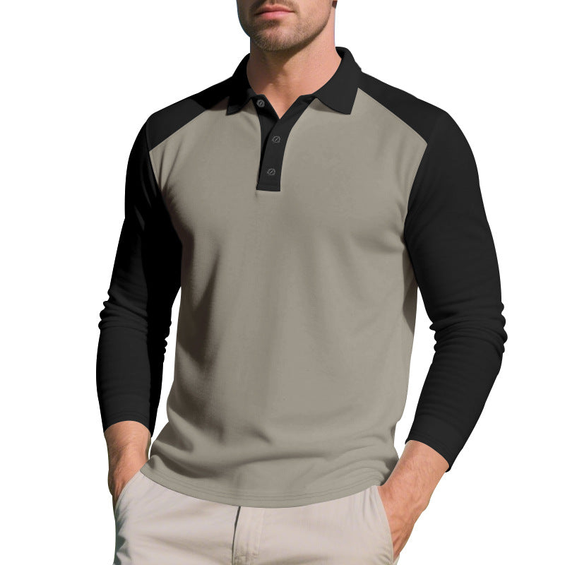 Herren nan langärmliges Raglan-Polo aus Funktionsjersey mit sportlicher Knopfleiste Echo Archiv