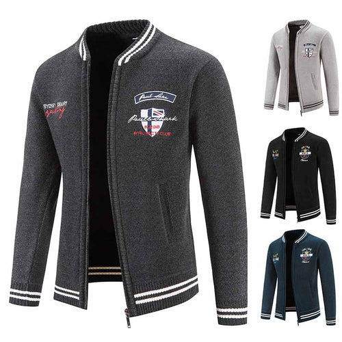 Herren sportliche Strickjacke mit vielseitigem Design Echoarchiv
